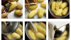 Cómo preparar una patata hervida.