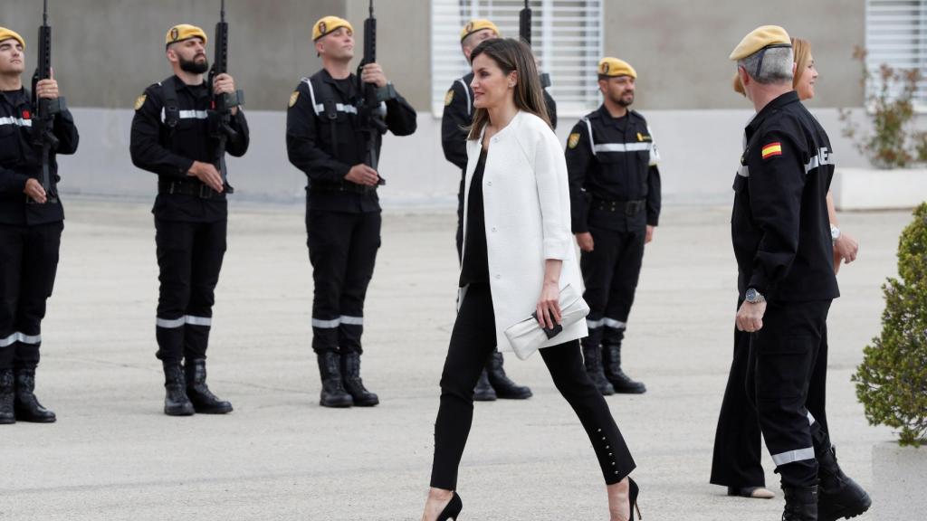 La reina Letizia en la UME.