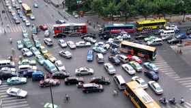 caos conduccion coches beijing china