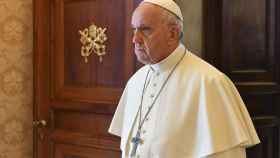 El papa Francisco recibe en audiencia al presidente de Benin, Patrice Talon, en el Vaticano.