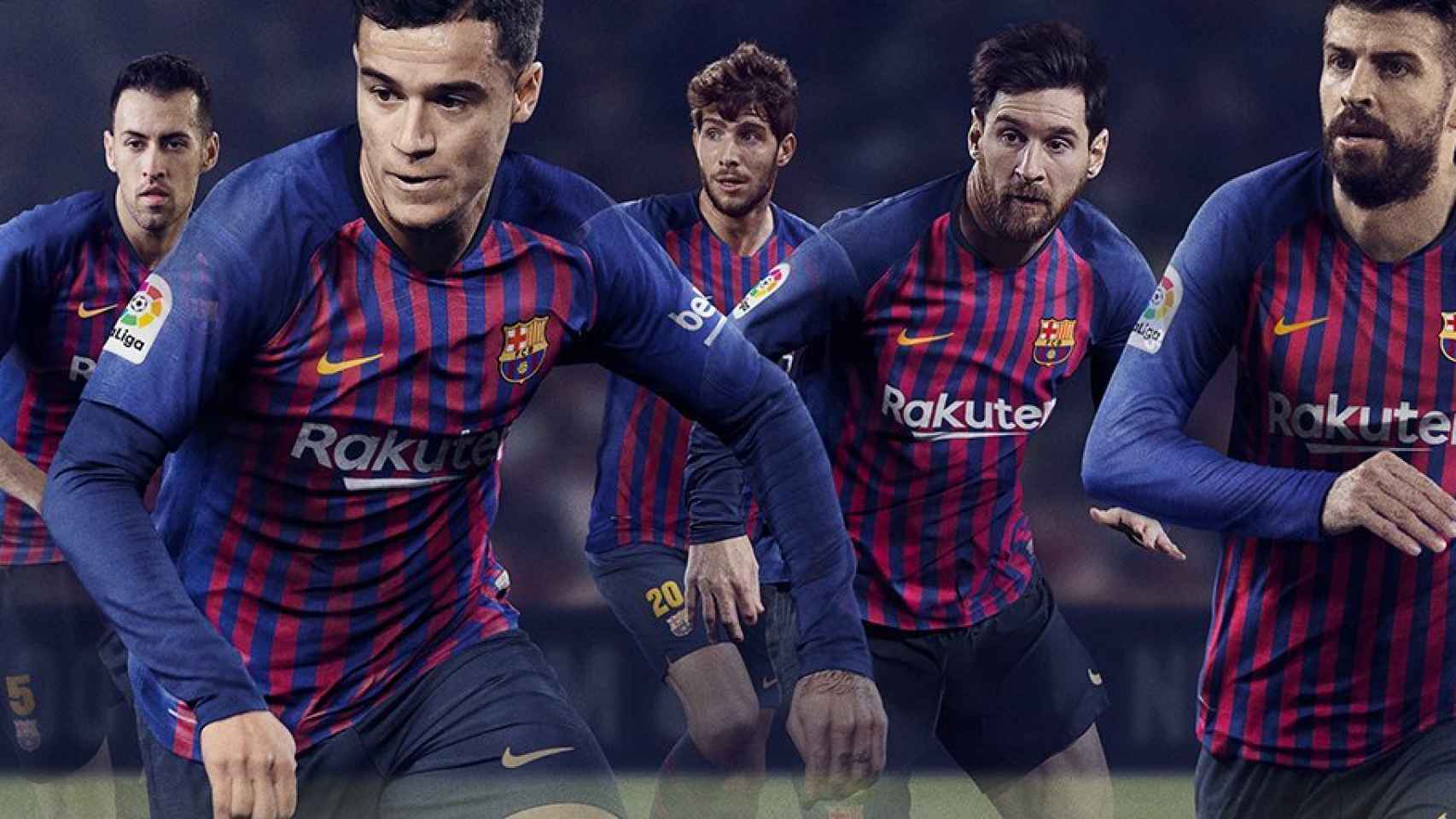 Así luce la nueva camiseta del Barcelona.