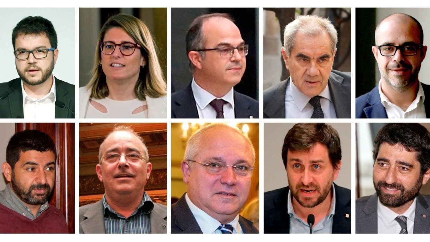 Miembros del nuevo Gobierno de Cataluña.