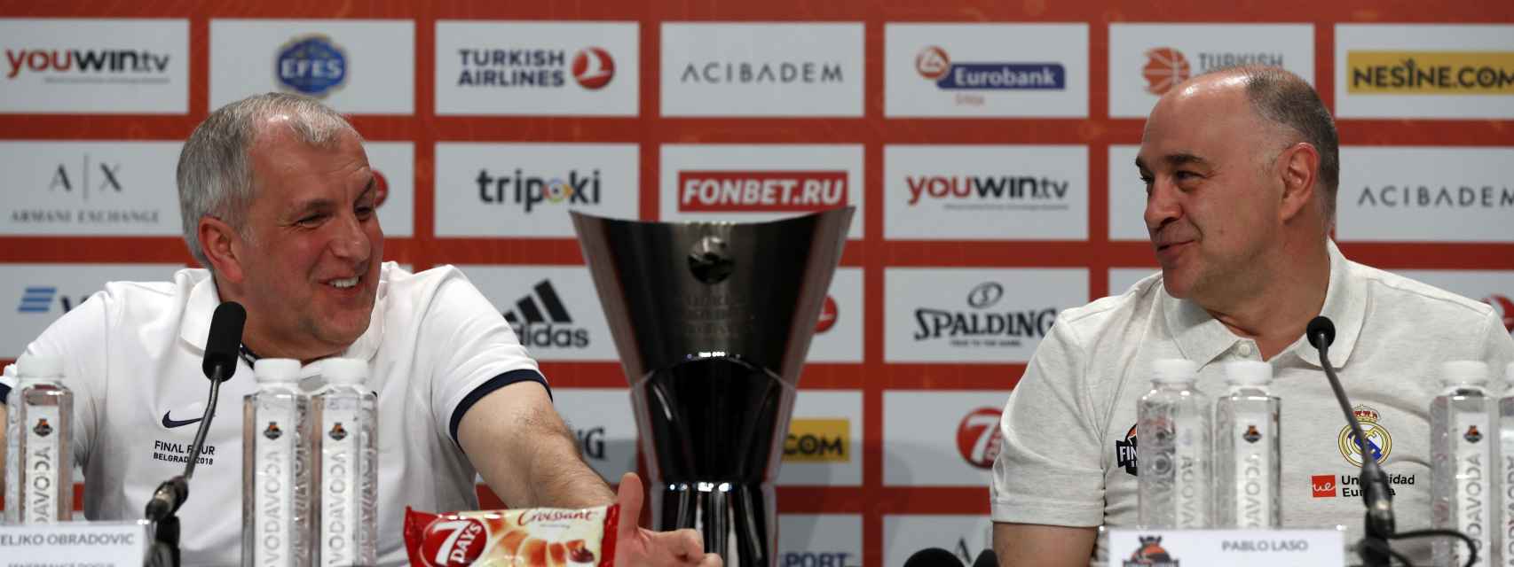 Obradovic y el Madrid desempatarán en títulos de Euroliga.
