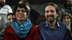 Teresa Rodríguez y Pablo Iglesias en una imagen de archivo