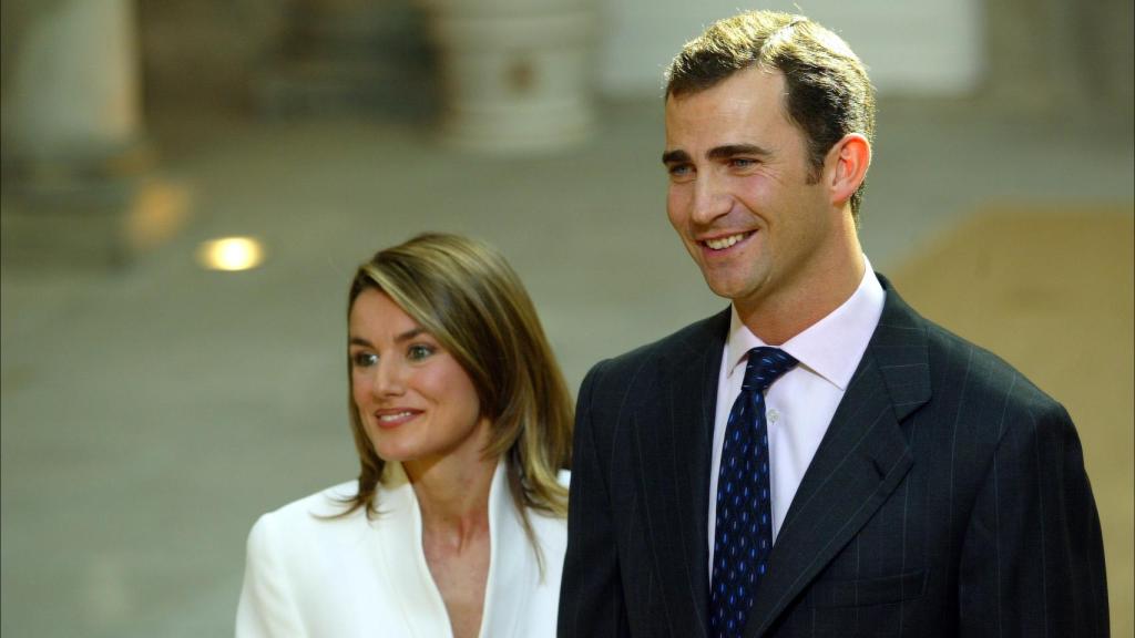Letizia Ortiz, el día de la pedida de mano.