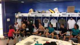 El reto de toques de Enzo, el hijo de Marcelo, con los jugadores del Madrid