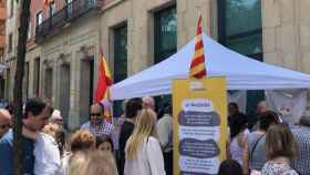 Recogida de firmas de 'Hablamos español' en Tarragona