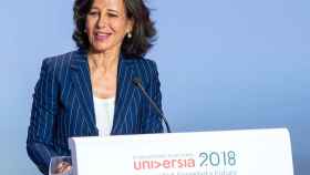 Ana Botín, presidenta del Banco Santander durante la IV Conferencia de Rectores de Universia celebrada en Salamanca.