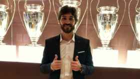José León, en el Santiago Bernabéu. Foto: Instagram (@joseleonbernal)