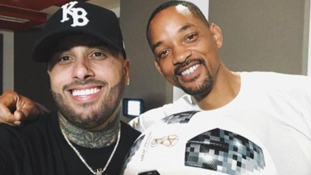 Nicky Jam y Will Smith, protagonistas de la canción del Mundial. Foto: Instagram (@willsmith).