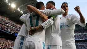 Piña del Real Madrid en la Champions