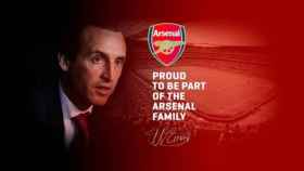 Unai Emery anuncia su fichaje por el Arsenal.