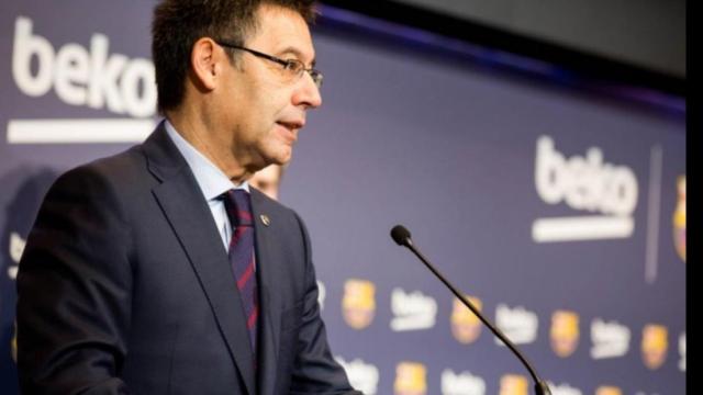 Bartomeu, Presidente del Barcelona. Foto: Twitter (@FCBarcelona_es).