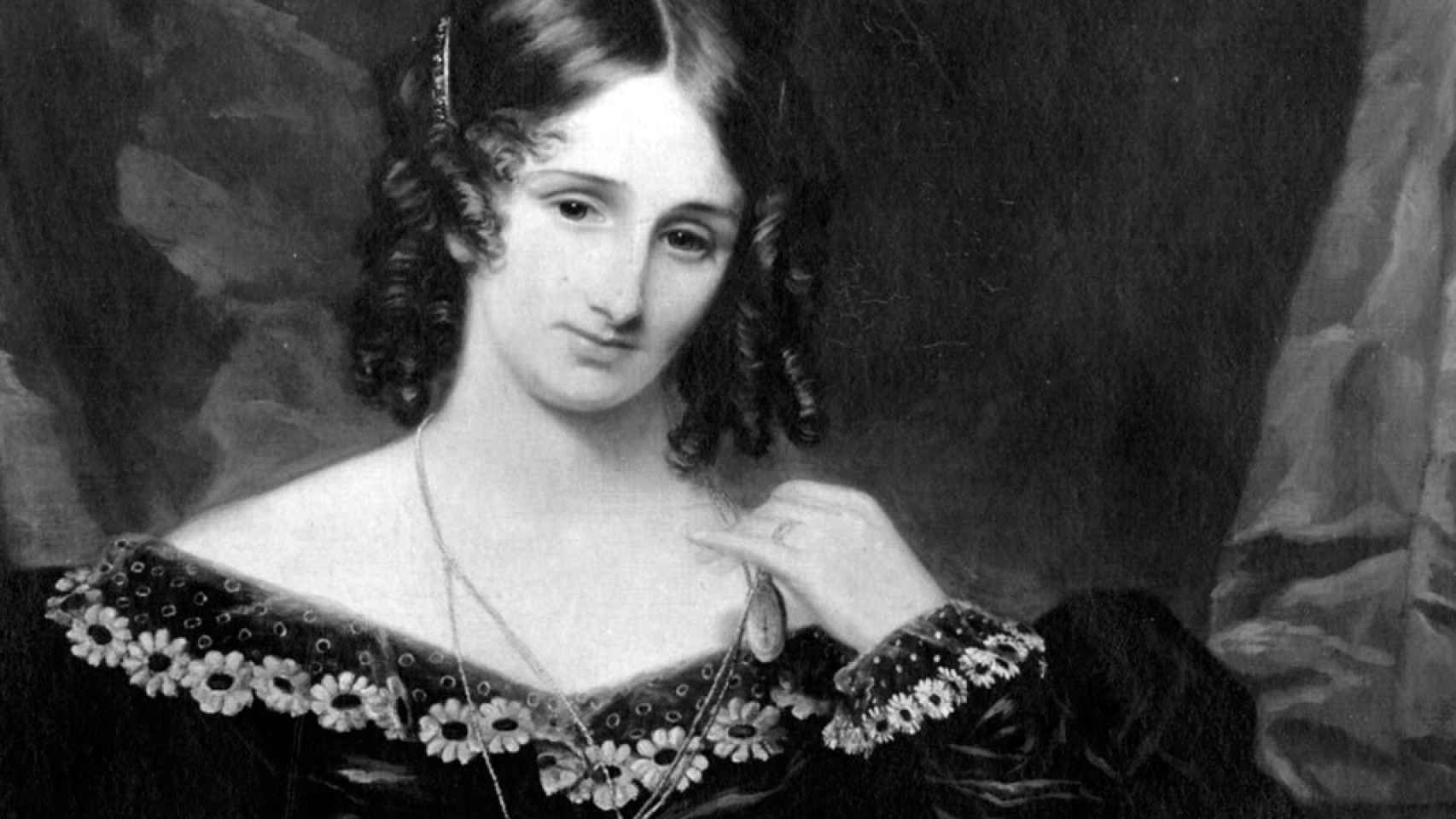Mary Shelley, la autora de Frankenstein.