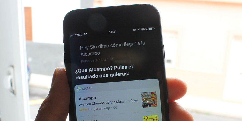 siri apple maps integracion