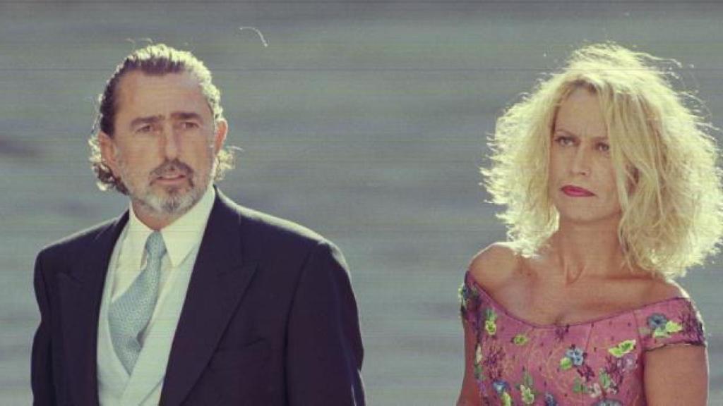Correa y su esposa en la boda de Alejandro Agag y la hija de Aznar