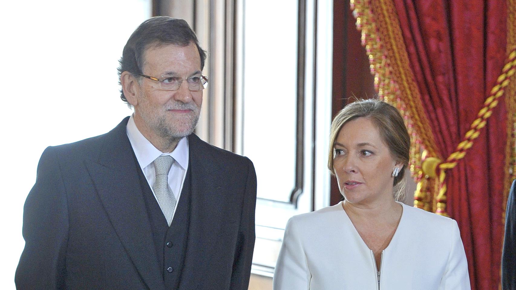 Mariano Rajoy y Viri en un evento en 2014.