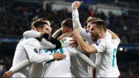 Piña del Real Madrid en la Champions League