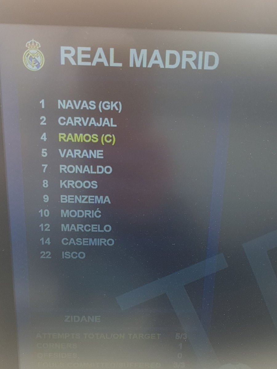 La UEFA da como titular a Benzema en lugar de a Bale