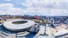 Estadio Olímpico de Kiev y sus aledaños. Foto: nsc-olimpiyskiy.com.ua