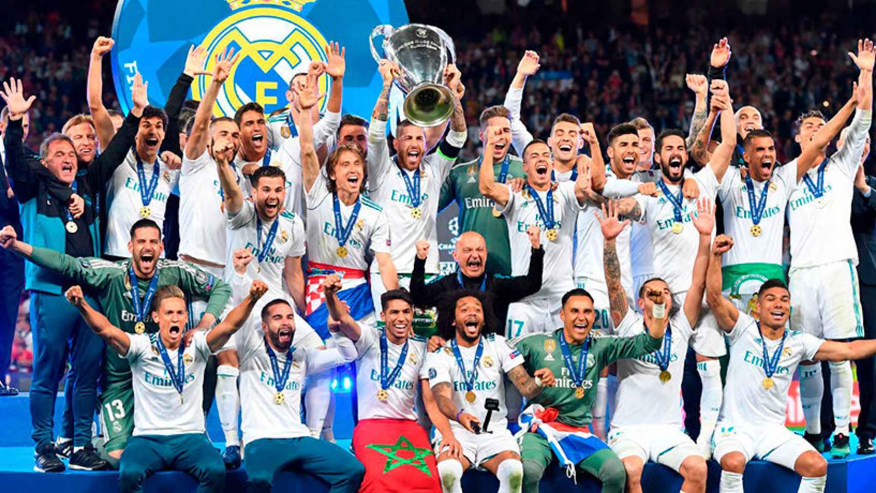 El Real Madrid levanta la Champions League