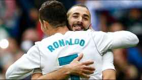 Cristiano Ronaldo y Benzema