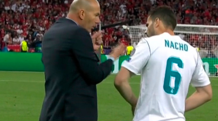 Nacho ocupa el puesto de Carvajal tras su lesión