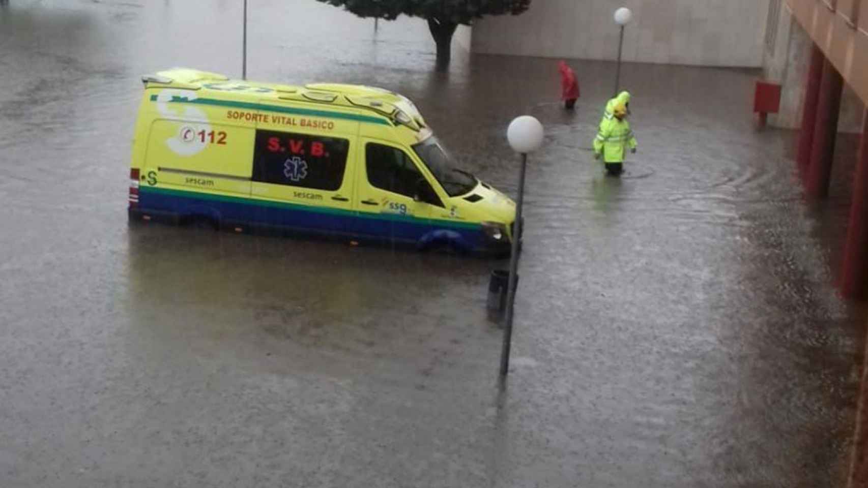 Inundaciones en el Hospital de Valdepeñas