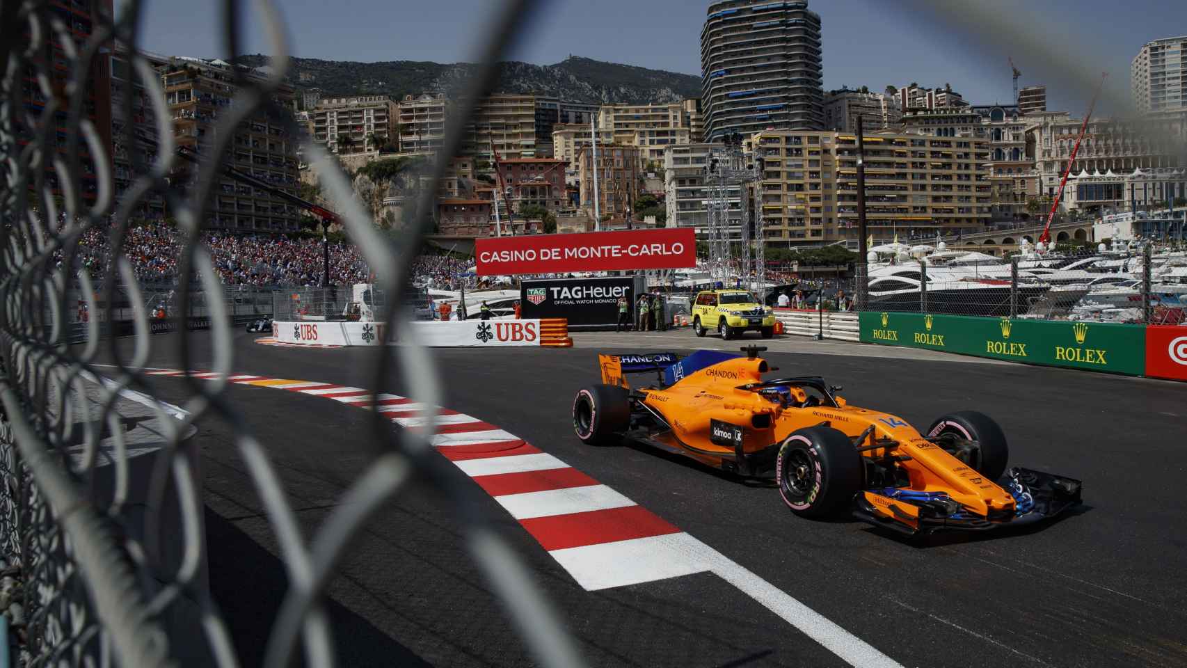 Fernando Alonso en Mónaco.