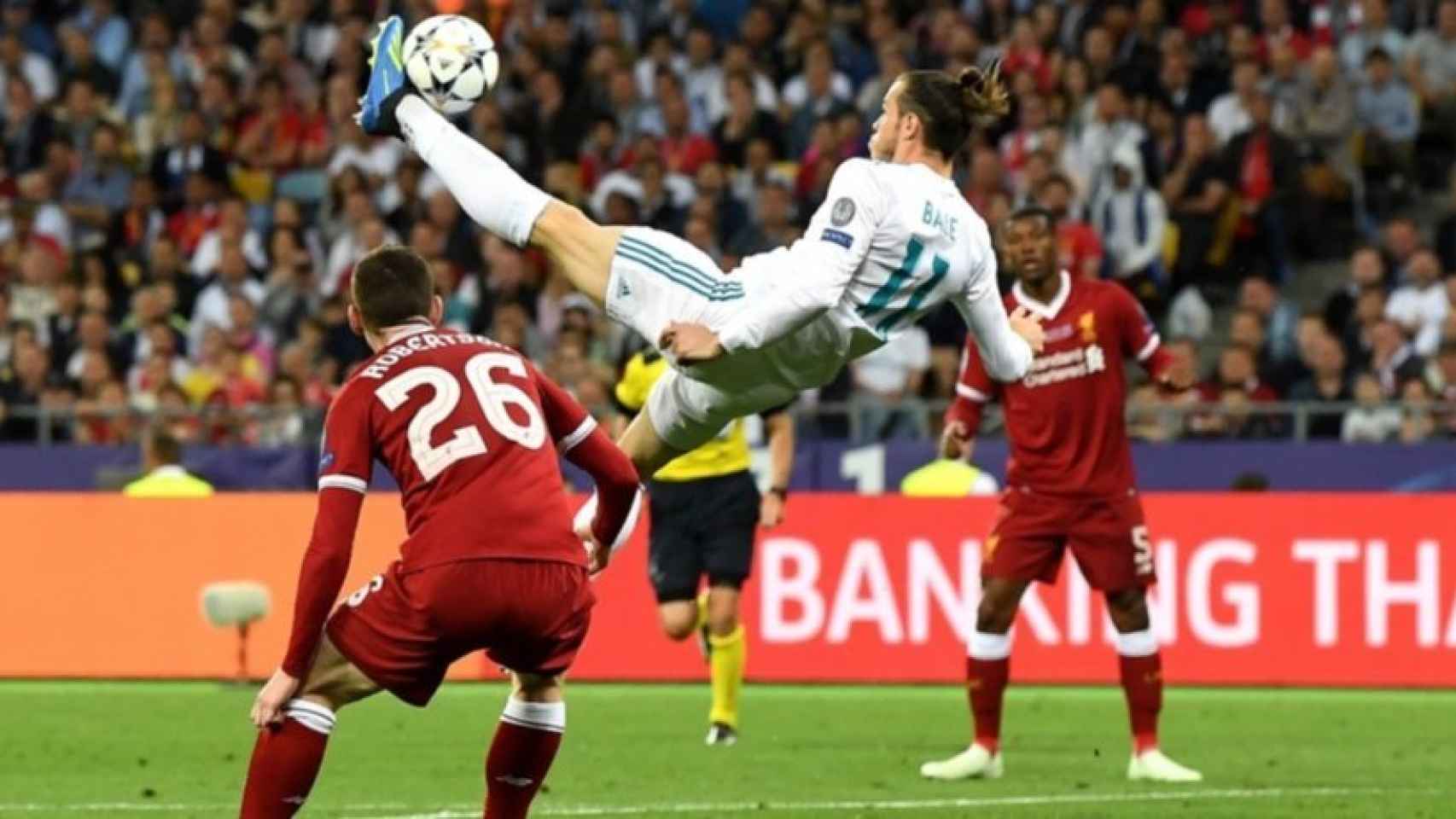 Gol de chilena de Bale al Liverpool