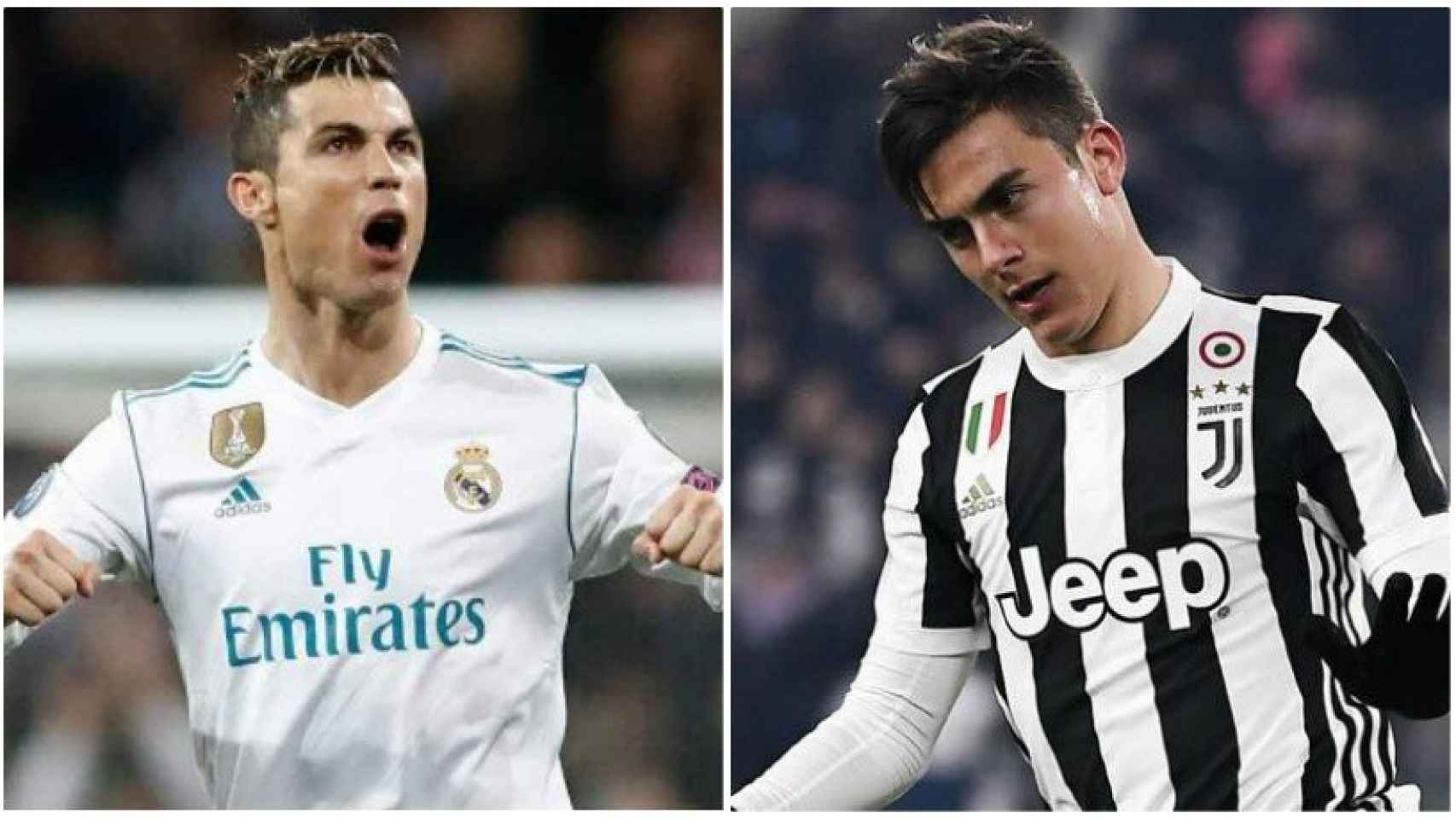 Cristiano y Dybala, los jugadores más valiosos de Madrid y Juventus