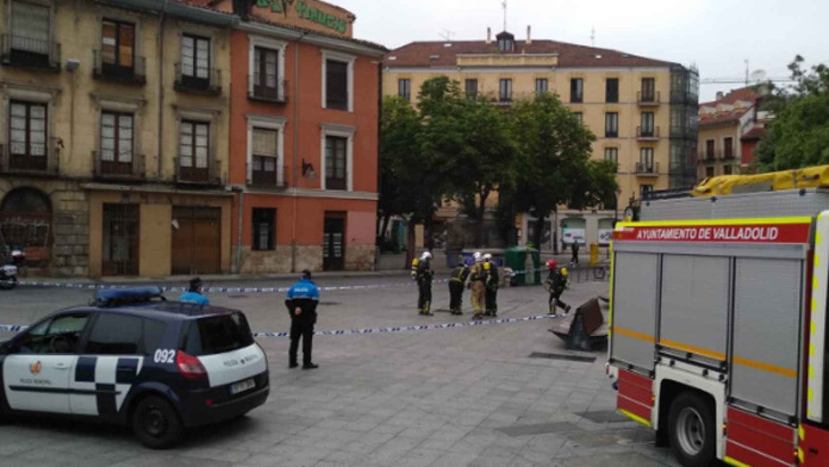 Valladolid-bomberos-transformador-fuego-reparacion