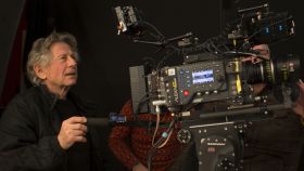 Roman Polanski en el rodaje de la película.