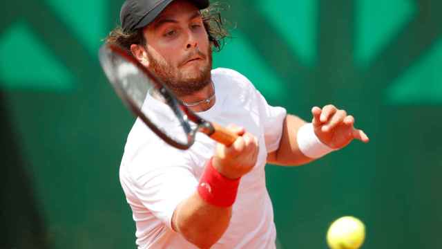 Trungelliti, durante la primera ronda de Roland Garros.