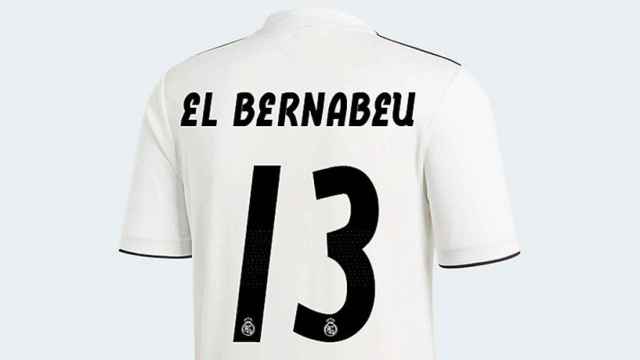 Versión El Bernabéu de la camiseta del Real Madrid