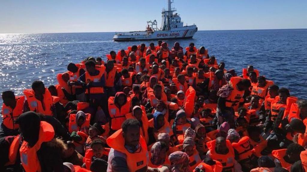 Refugiados rescatados.