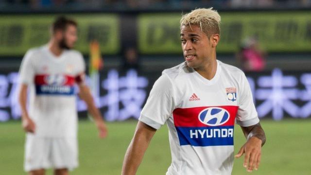 Mariano, en un partido con el Lyon. Foto: olweb.fr