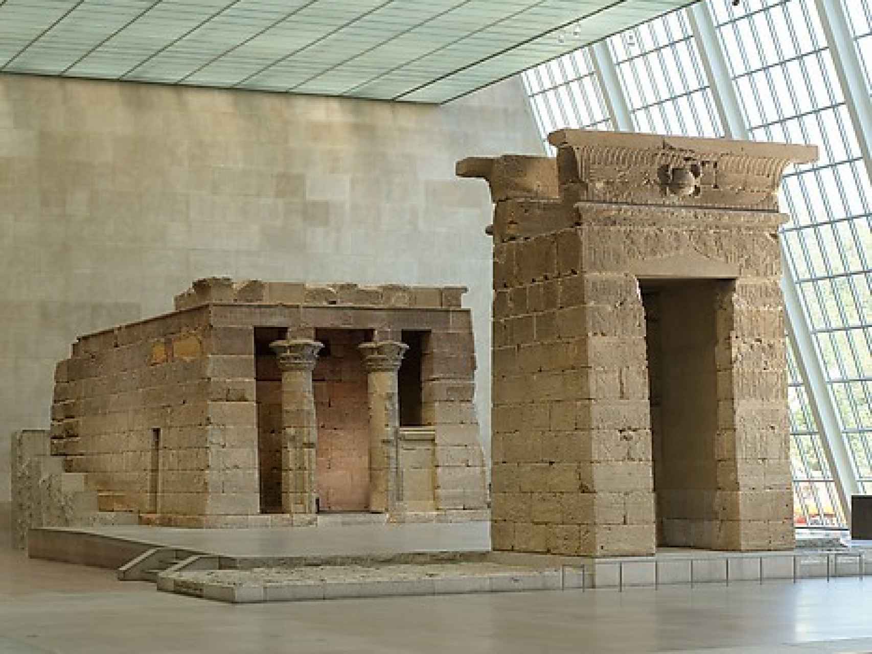 El Templo de Dendur, en el MET.