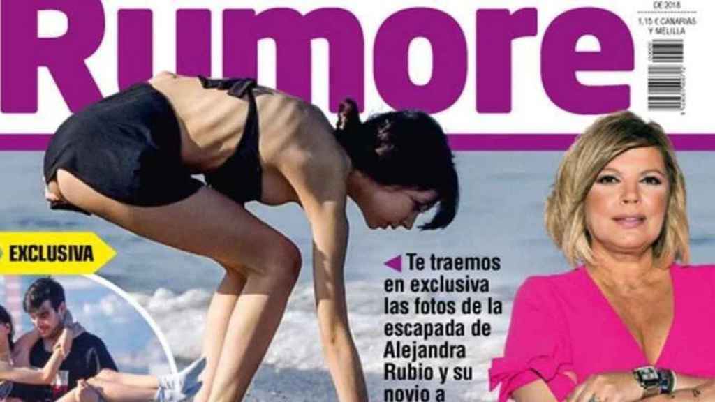 Portada de la revista Rumore con Alejandra Rubio.