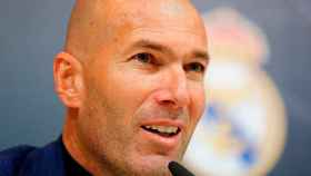 Zinedine Zidane, en su última rueda de prensa en el Real Madrid