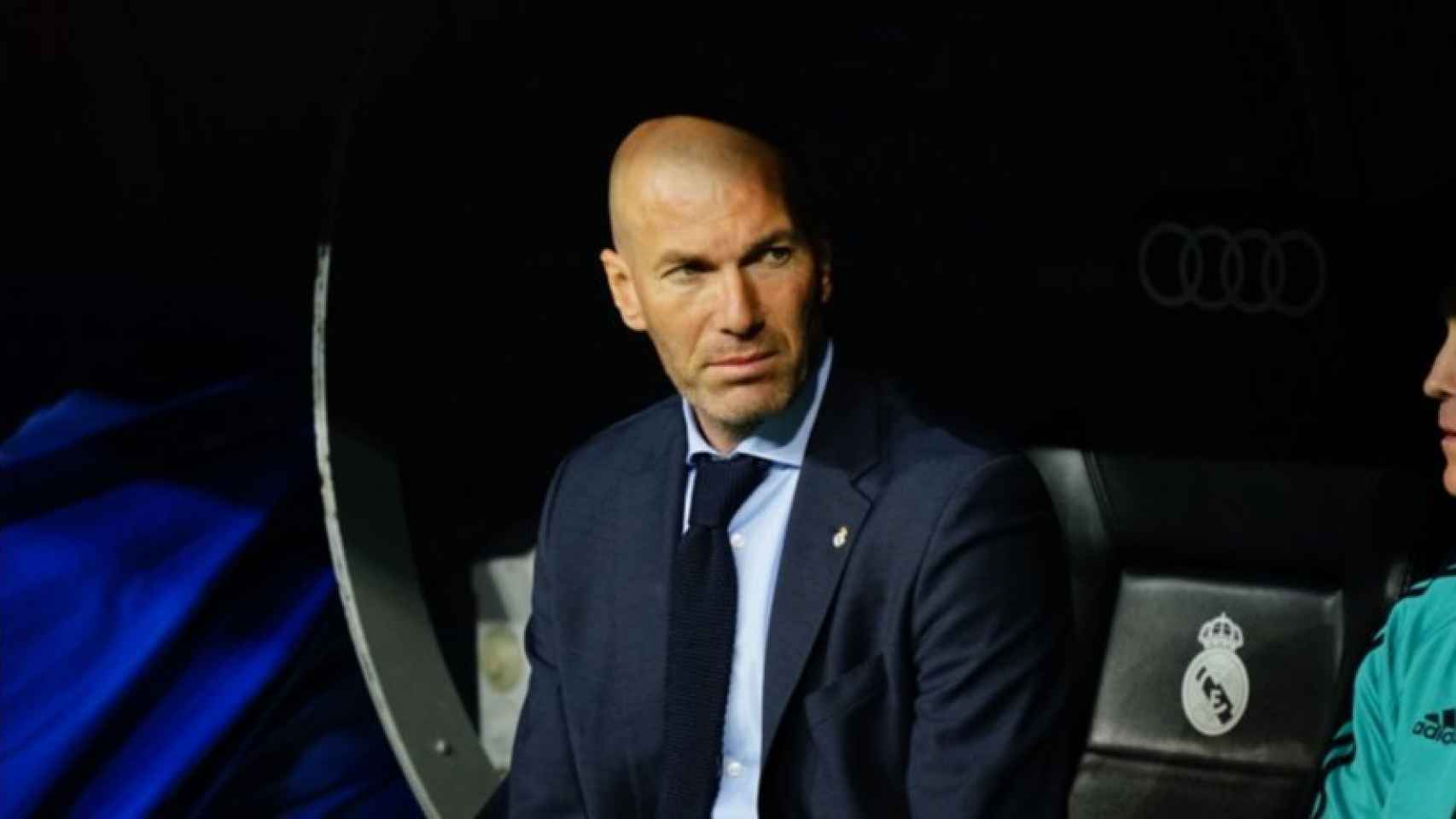 Zidane, en el Real Madrid - Athletic. Foto: Virginia López/El Bernabéu