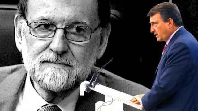 Aitor Esteban, portavoz del PNV y Mariano Rajoy.