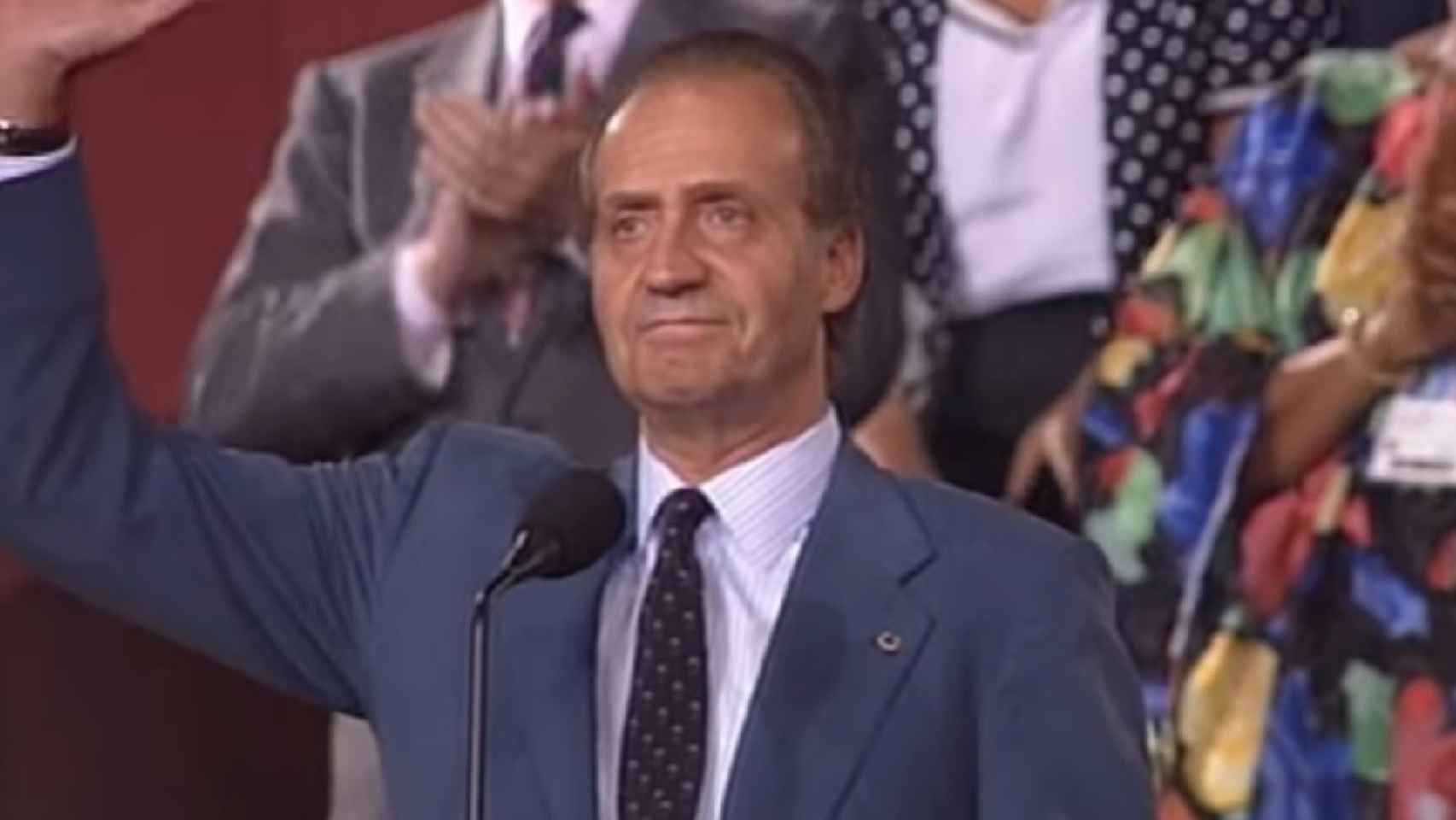 El Rey Juan Carlos I inaugurando los JJOO de Barcelona. No hubo atentados