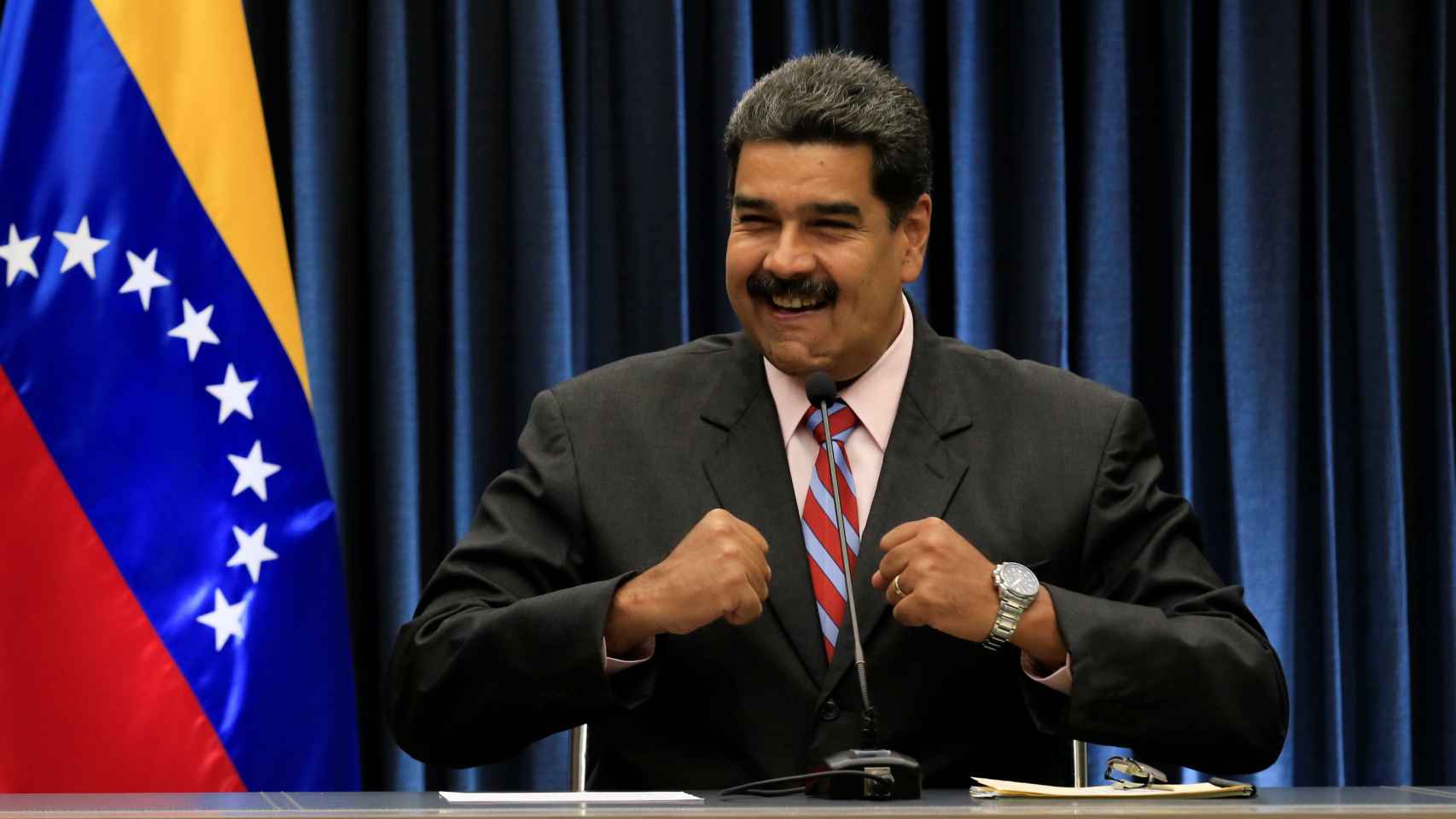 Nicolas Maduro durante un encuentro en Caracas.