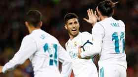 Asensio felicita a Bale por su gol al Barcelona