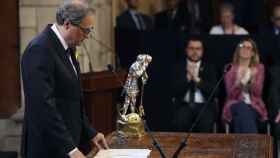 Torra pronuncia su discurso de toma de posesión de la presidencia de la Generalitat