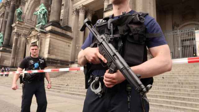 La policía alemana ha acordonado el templo