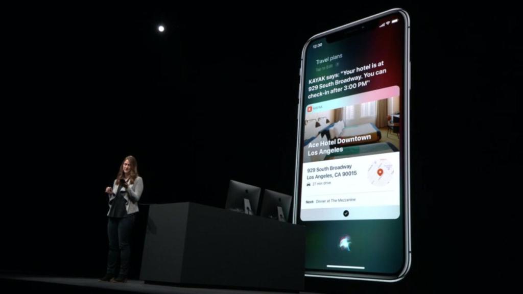 Siri en iOS.
