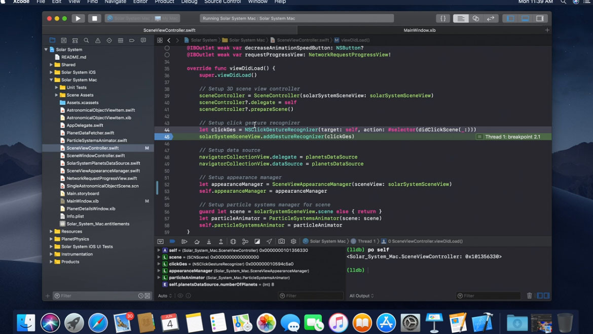 apple macos mojave xcode