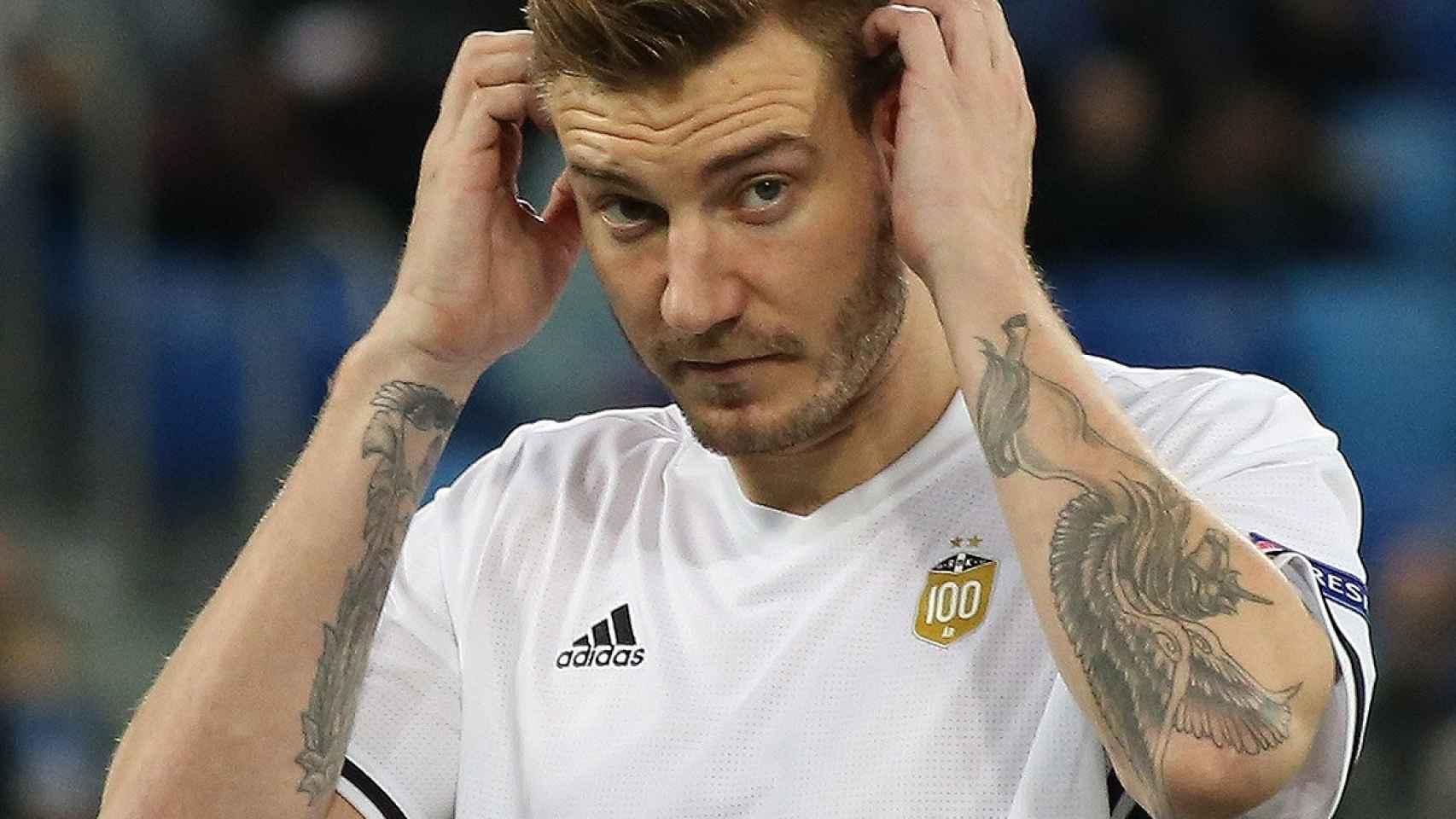 El delantero Nicklas Bendtner se ha quedado fuera de la lista de Dinamarca para el Mundial de Rusia.